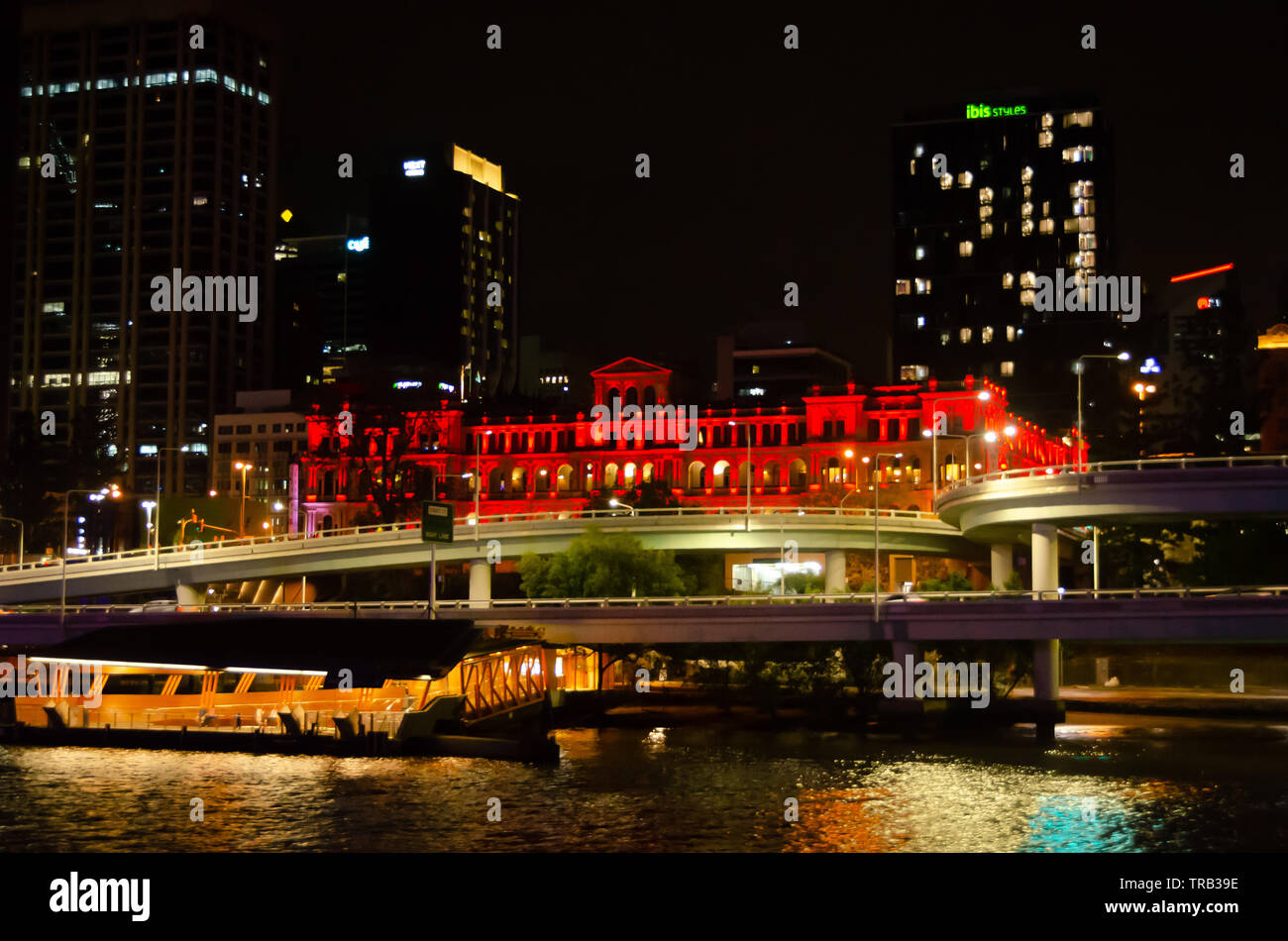 Treasury Casino und Hotel Brisbane, Brisbane, Queensland, Australien Stockfoto