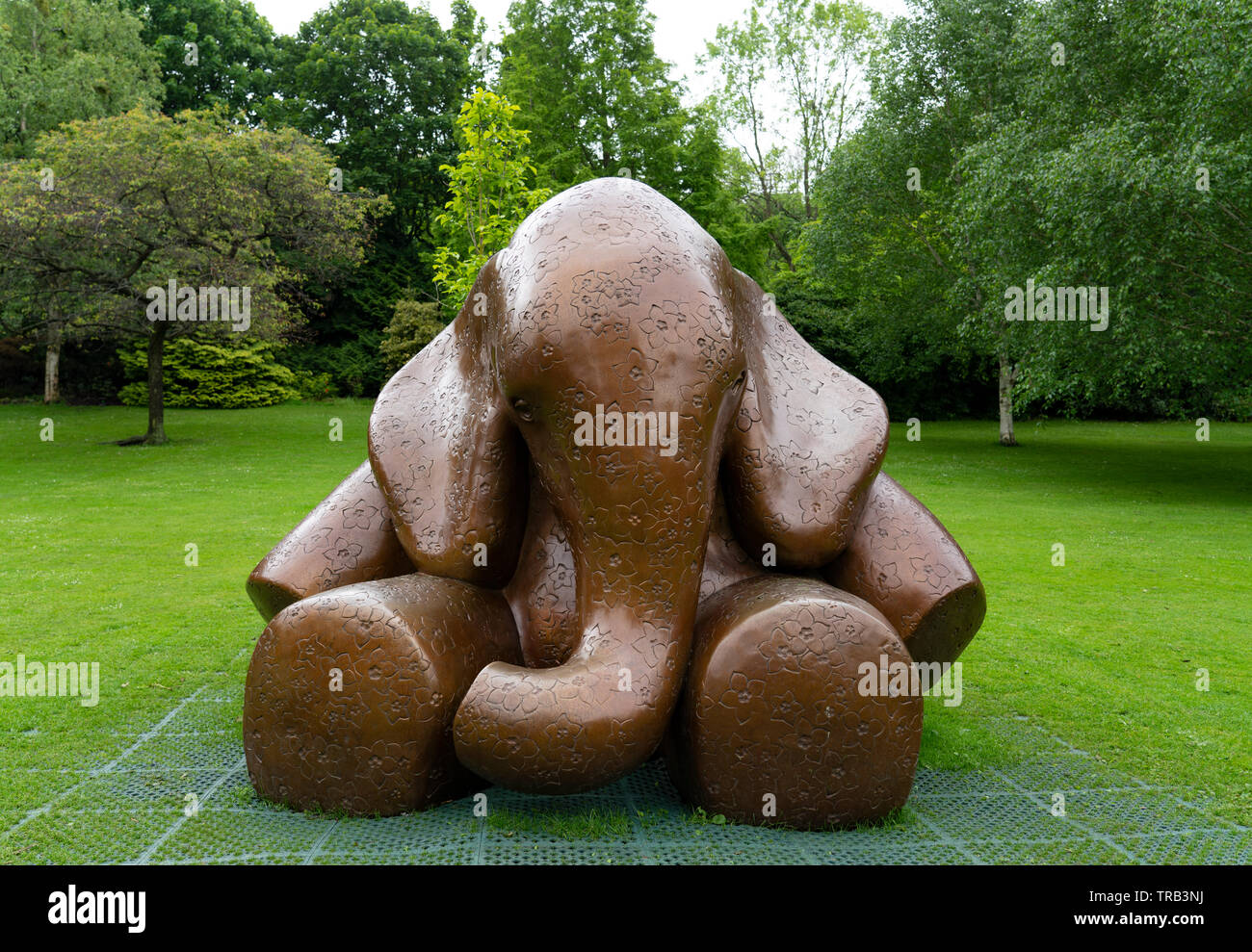 Mortonhall Baby Memorial Skulptur, Princes Street Gardens, Edinburgh, Schottland, Großbritannien Stockfoto