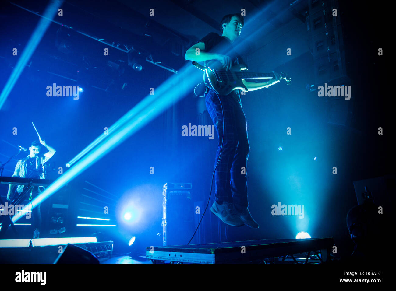 Don Broco Live an der Manchester Academy 2018 Stockfoto