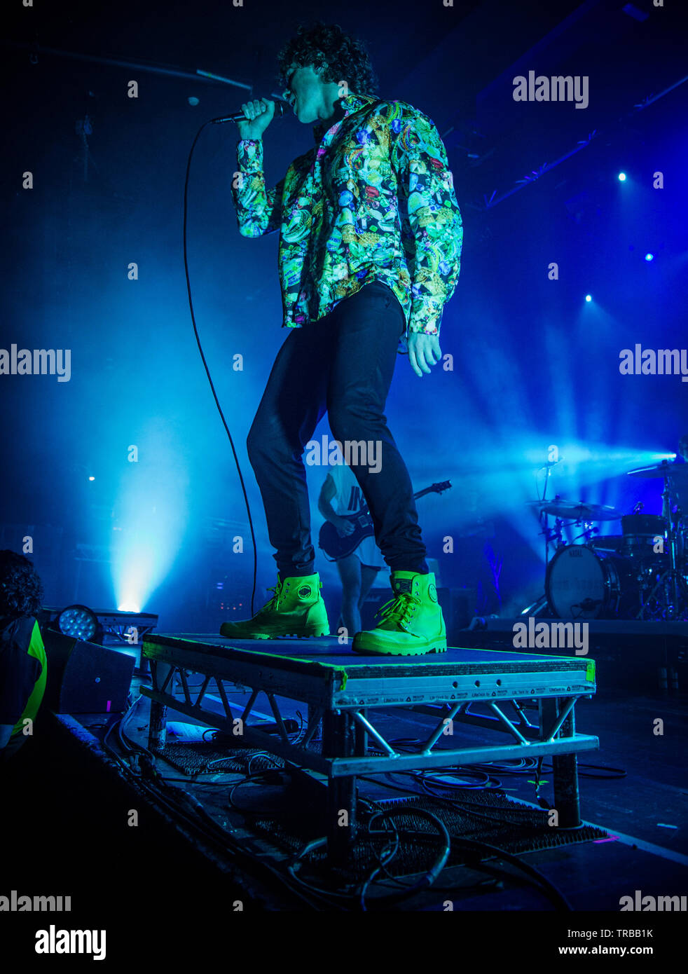 Don Broco Live an der Manchester Academy 2018 Stockfoto