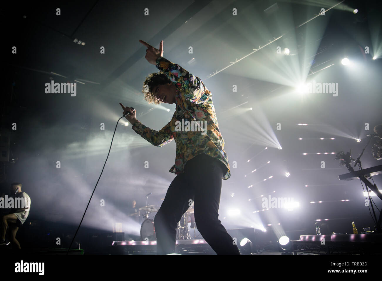 Don Broco Live an der Manchester Academy 2018 Stockfoto