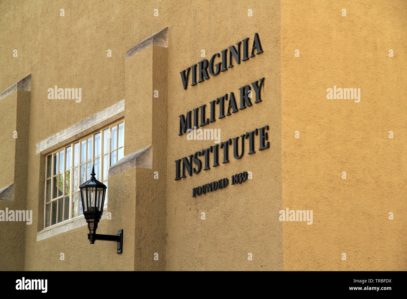 Virginia Military Institute, in Lexington, Virginia gelegen, ist eine der ältesten und angesehensten militärischen Colleges in den Vereinigten Staaten Stockfoto
