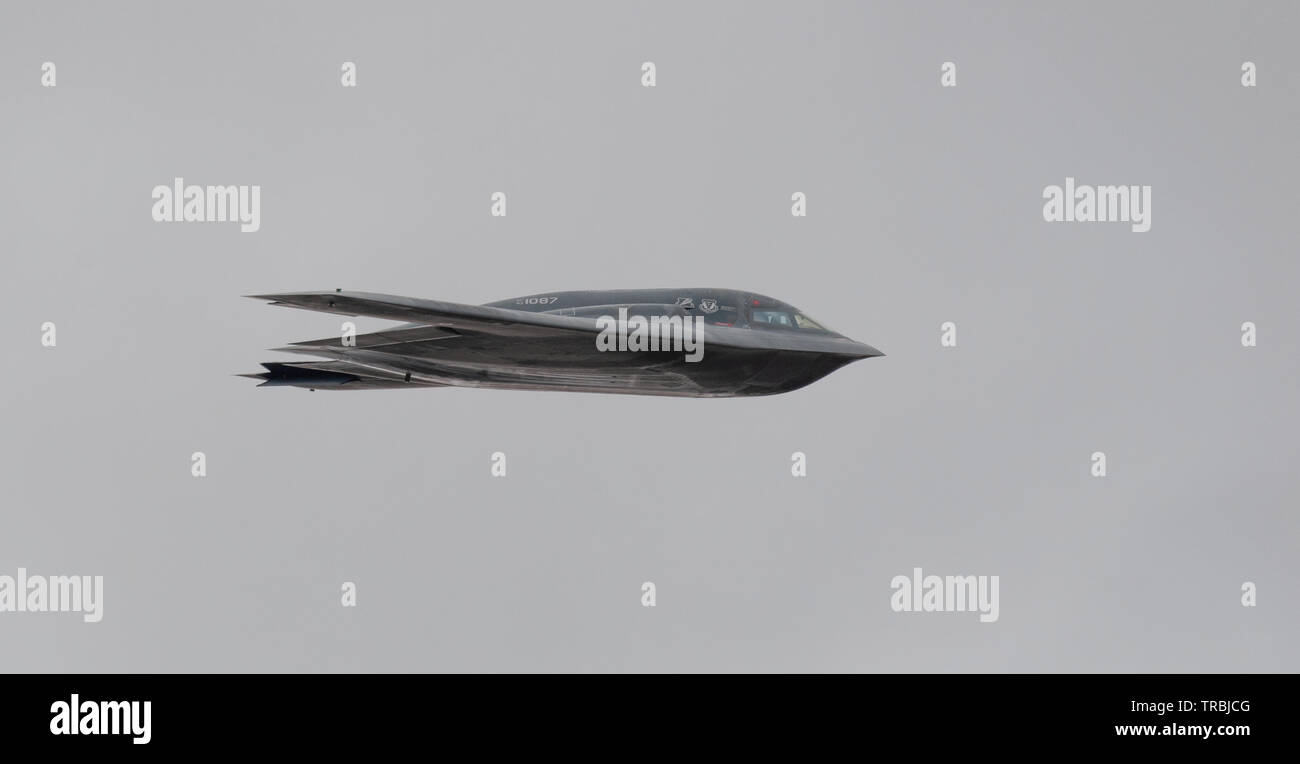 USAF Northrop Grumman B-2 Spirit Stealth Bomber Stockfoto USAF Northrop Grumman B-2 Spirit Stealth Bomber Stockfoto