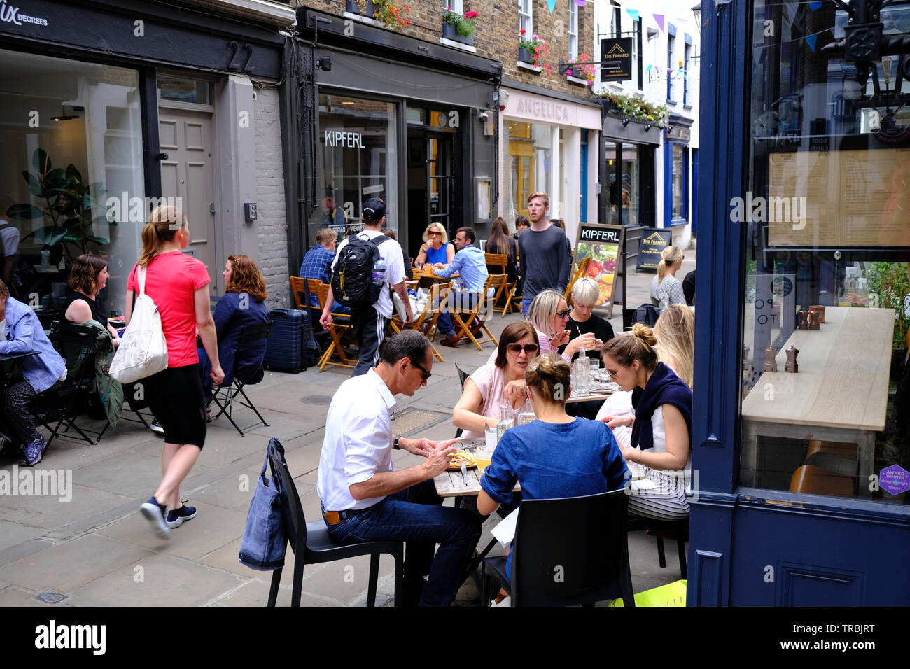 Camden Passage, Islington, London, Vereinigtes Königreich Stockfoto