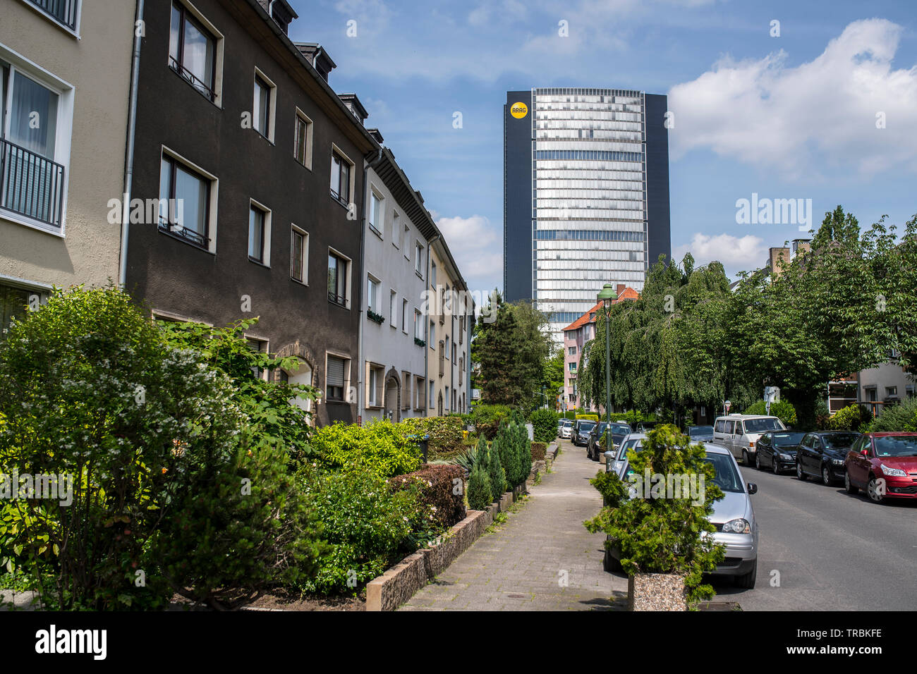 Düsseldorf, moersenbroich mit der ARAG-Tower, Deutschland Stockfoto