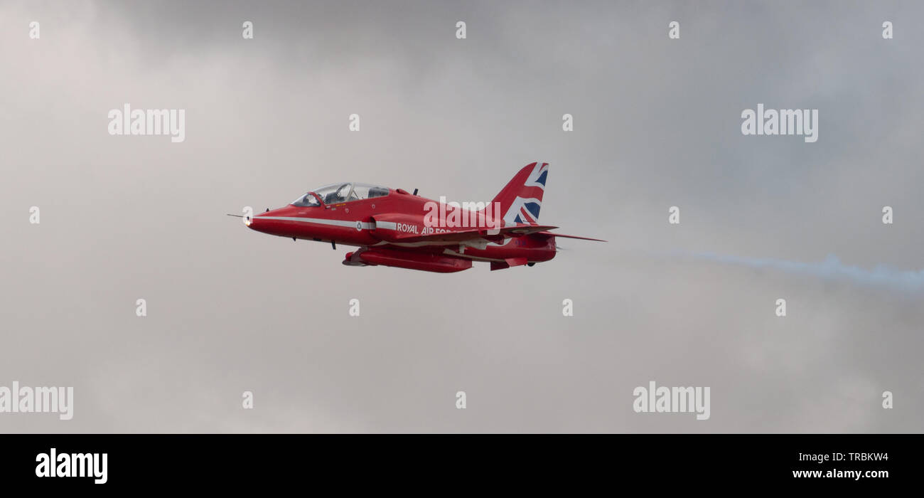 Roter Pfeil Hawk T1 Stockfoto