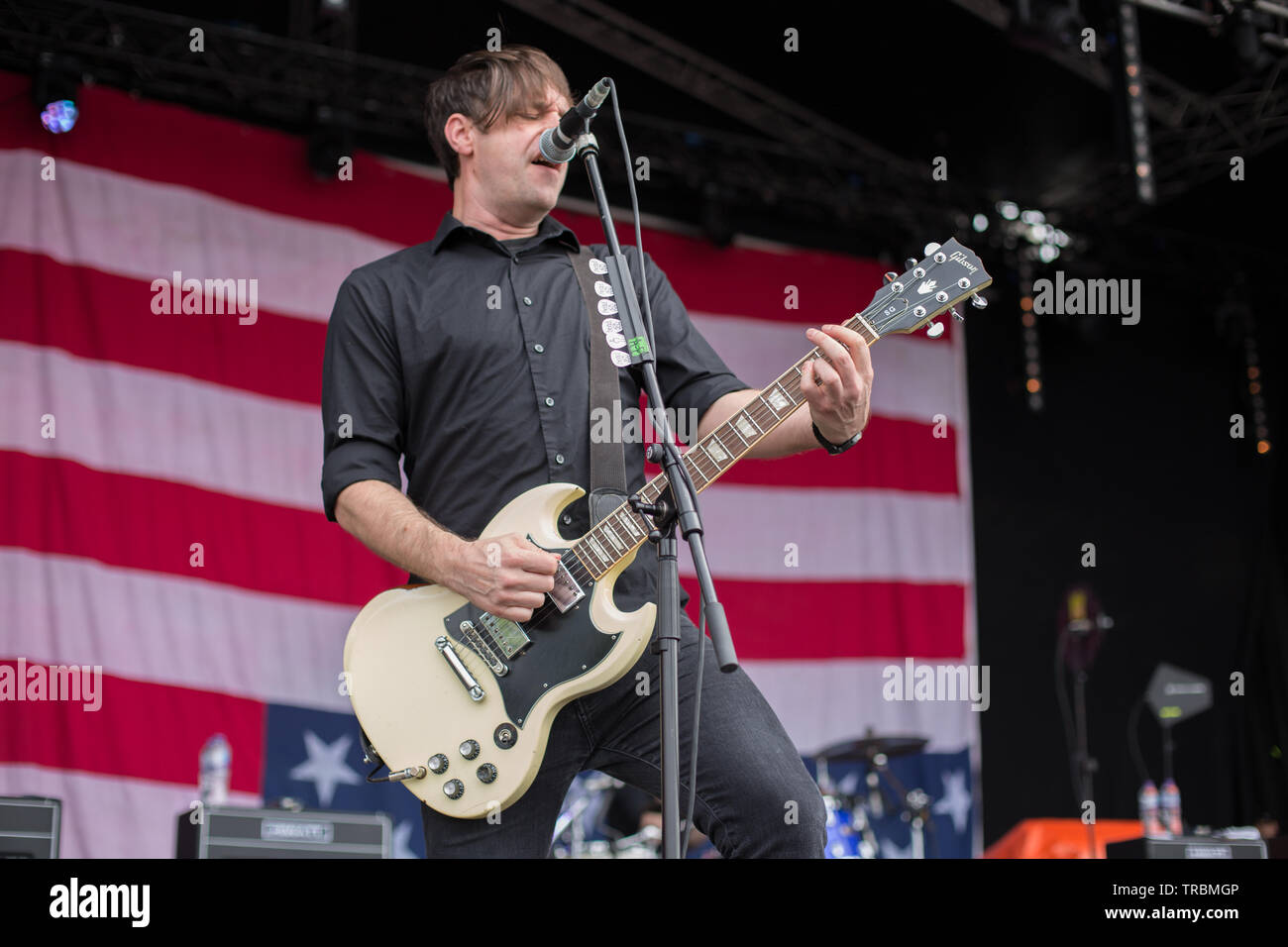 Anti Flag live beim Slam Dunk 2019 Stockfoto