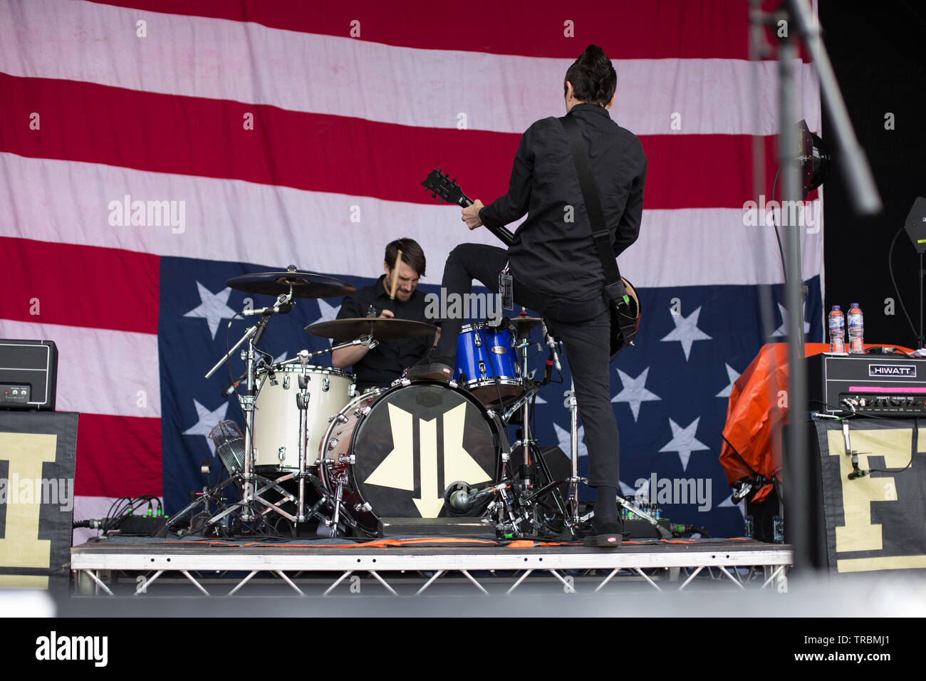 Anti Flag live beim Slam Dunk 2019 Stockfoto