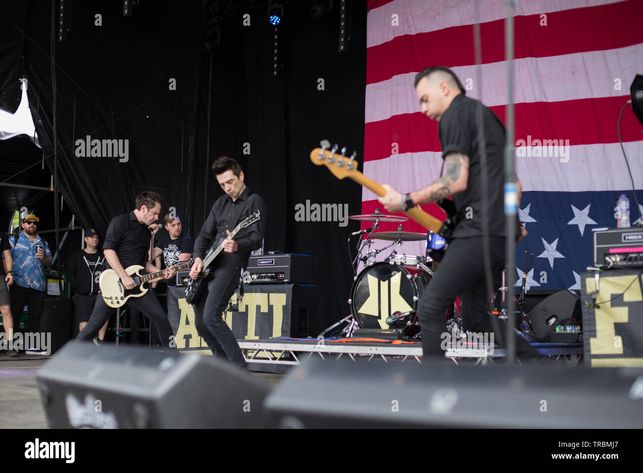 Anti Flag live beim Slam Dunk 2019 Stockfoto