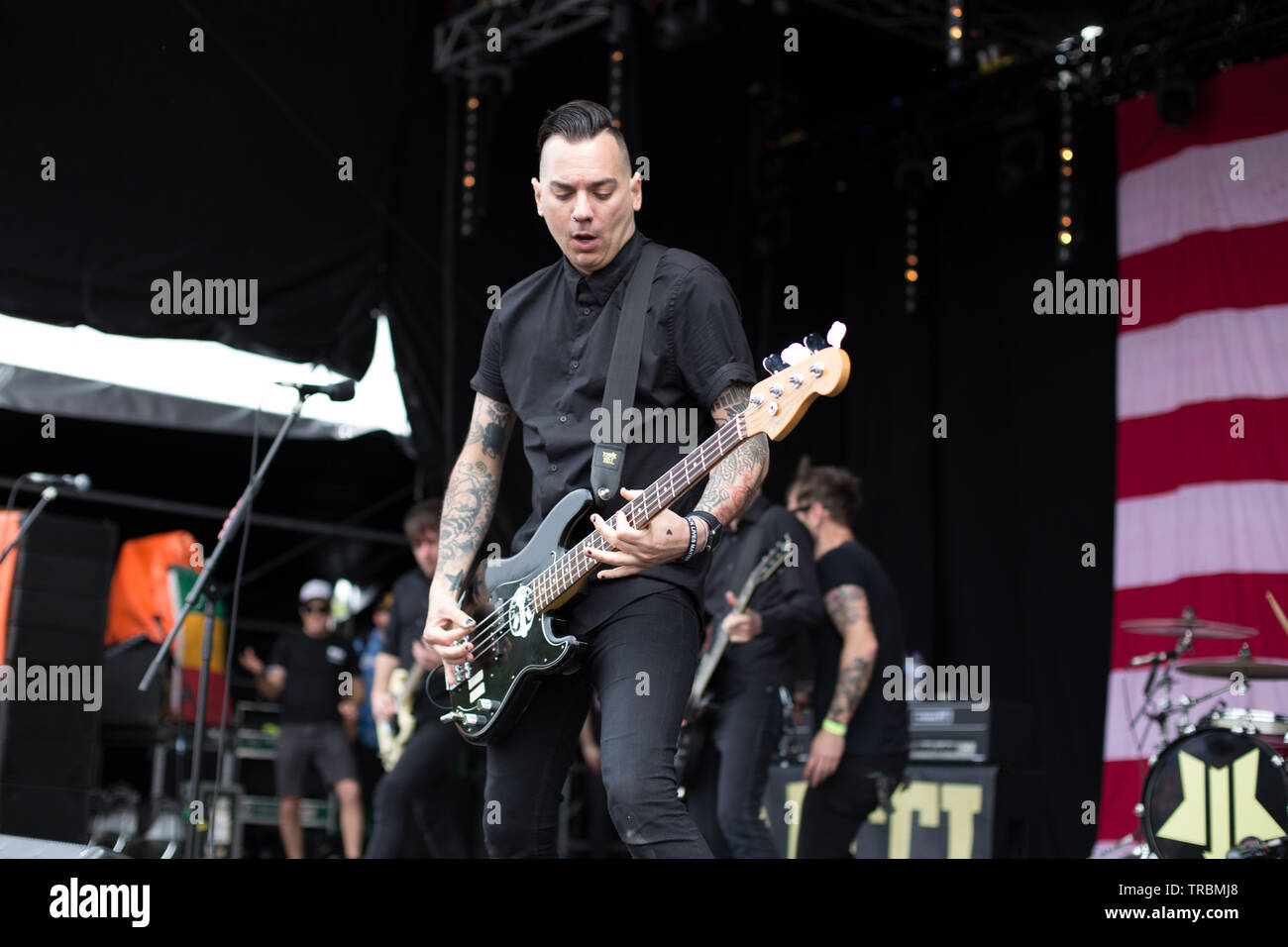 Anti Flag live beim Slam Dunk 2019 Stockfoto