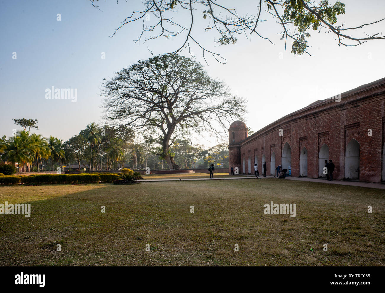 Shait Gumbad Moschee in Bangladesch Stockfoto
