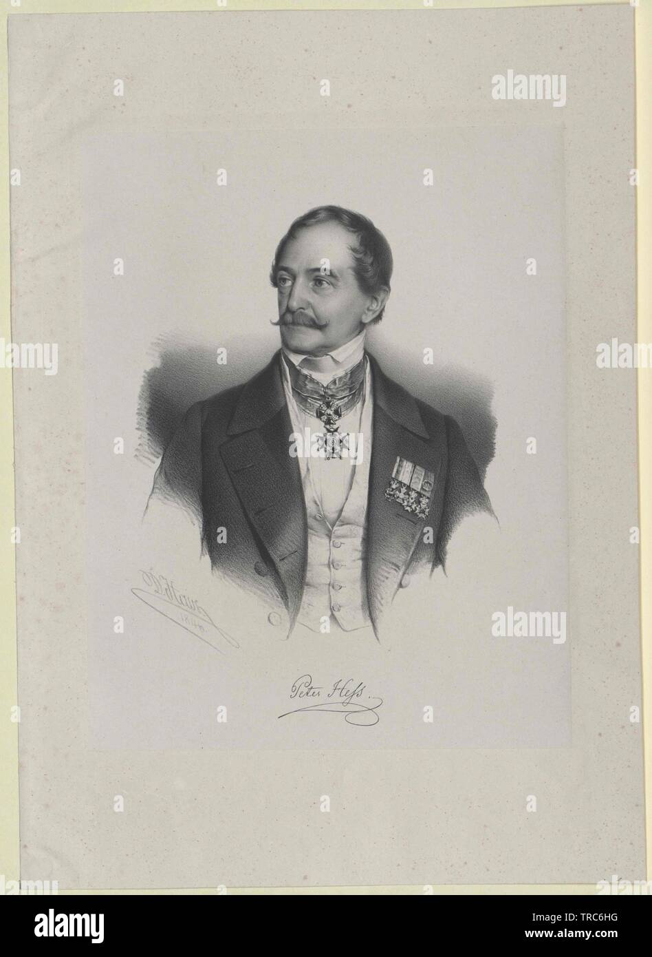 Hess, Peter von, Additional-Rights - Clearance-Info - Not-Available Stockfoto