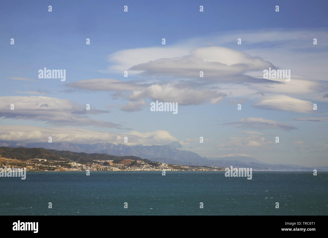 Blick auf Malaga. Spanien Stockfoto