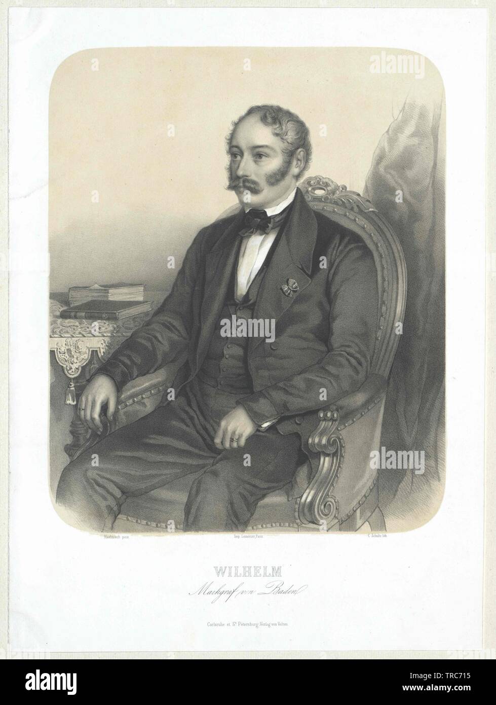 Wilhelm, Markgraf von Baden, Additional-Rights - Clearance-Info - Not-Available Stockfoto
