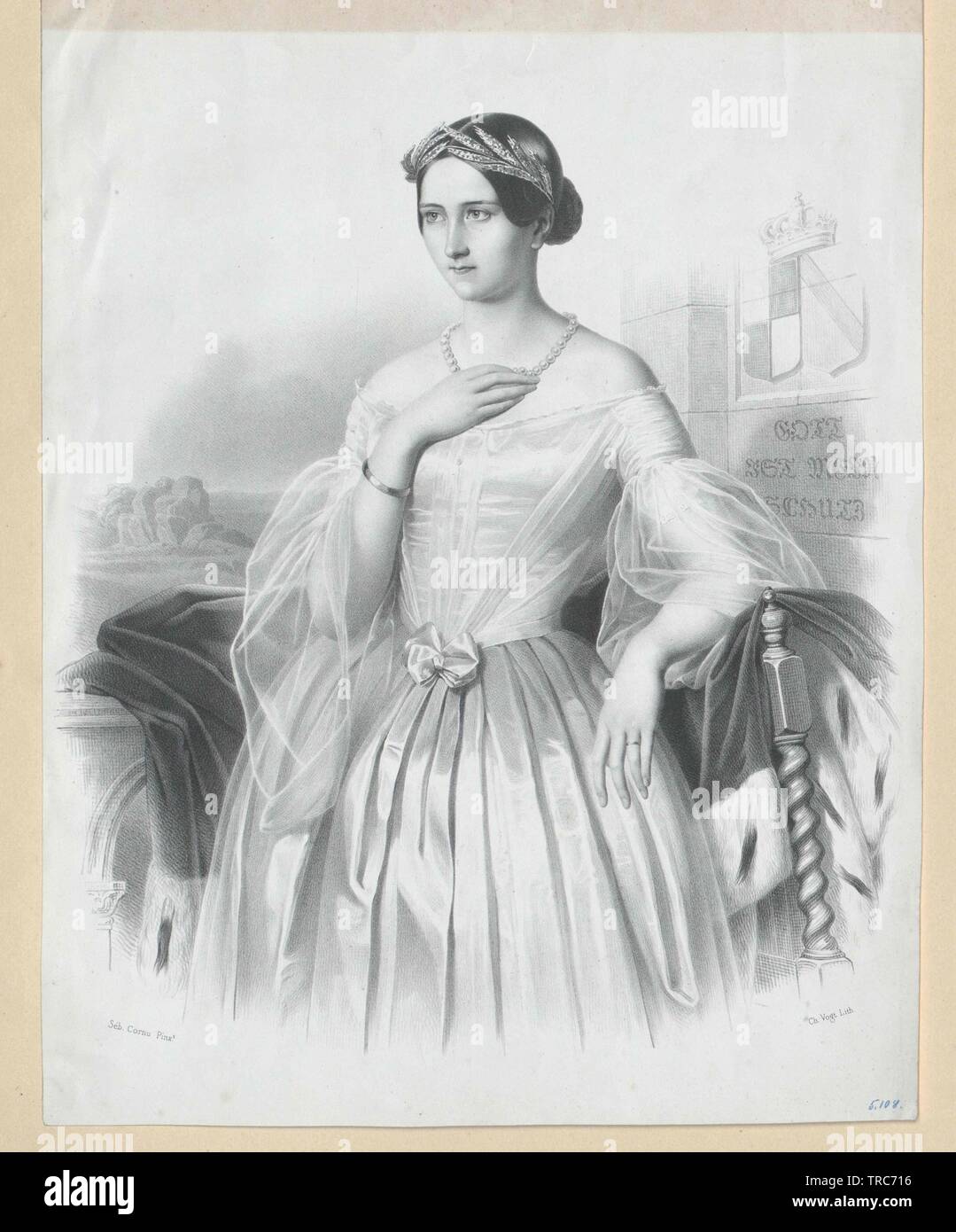 Josephine, Prinzessin von Baden, Additional-Rights - Clearance-Info - Not-Available Stockfoto