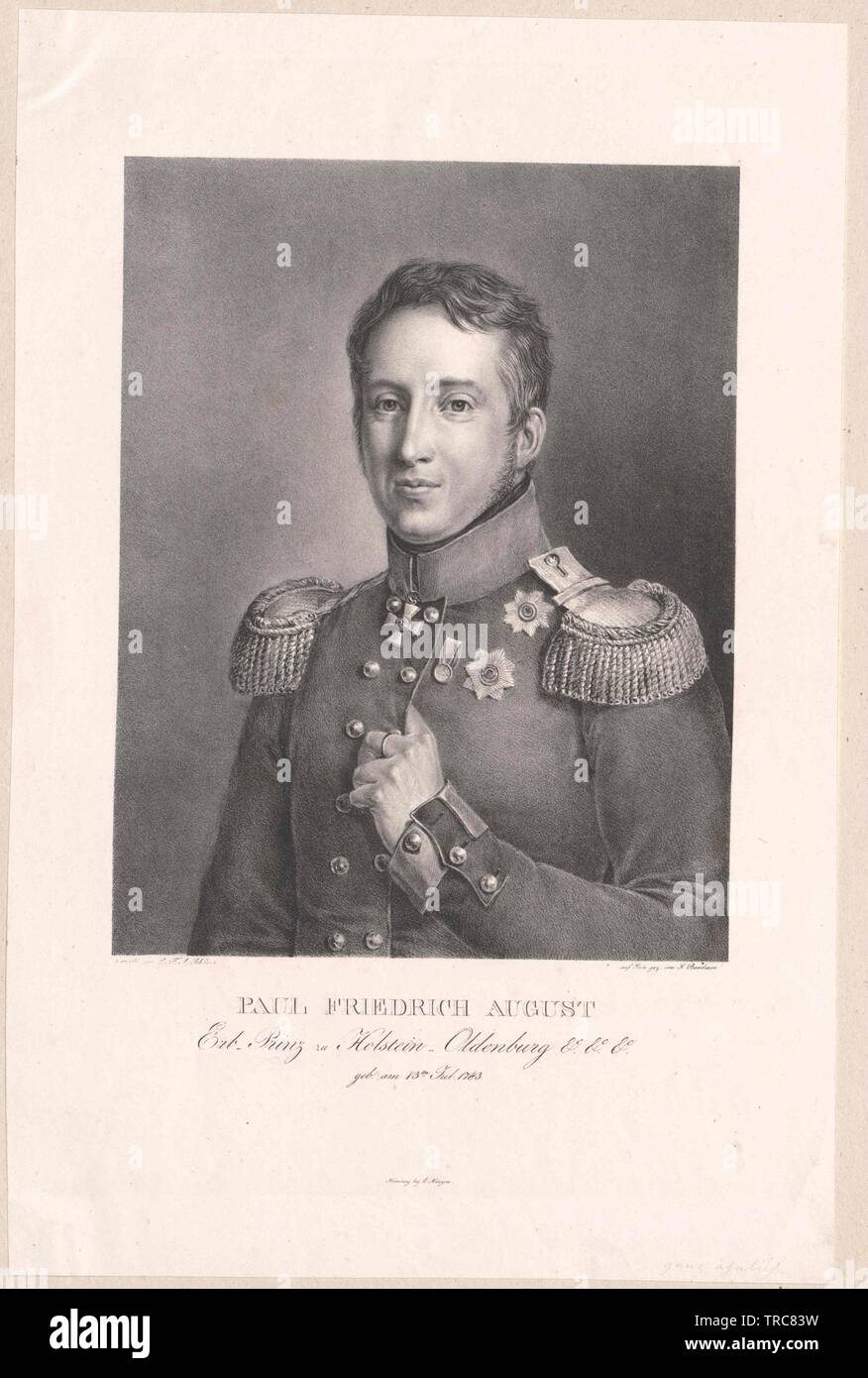 Christian Herzog Von Oldenburg Duke of oldenburg -Fotos und -Bildmaterial in hoher Auflösung – Alamy