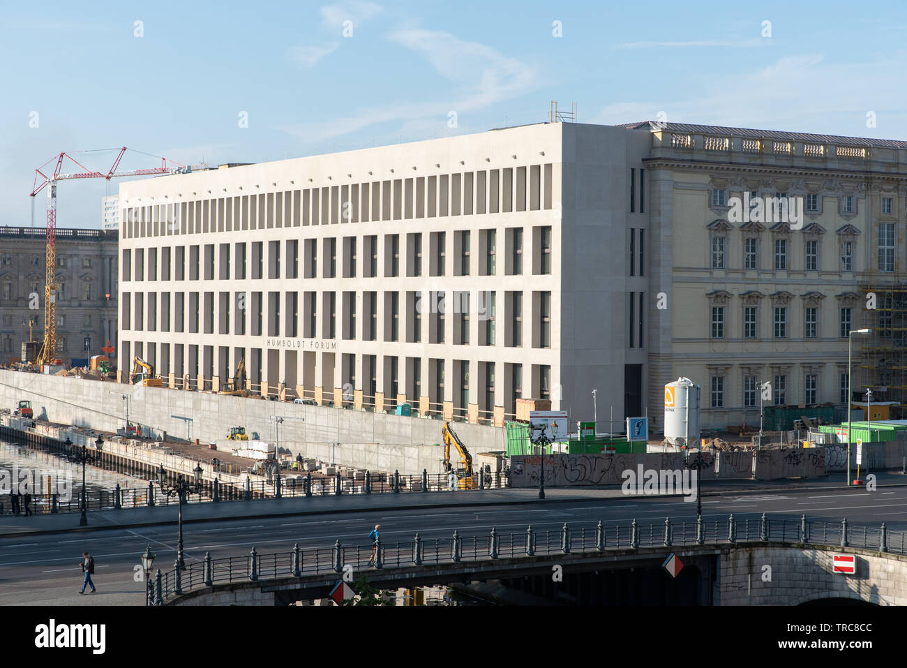 Das Humboldt-forum, einem neuen kulturellen Viertel im Zentrum von Berlin, der Hauptstadt Deutschlands. Architekt: Franco Stella. Stockfoto