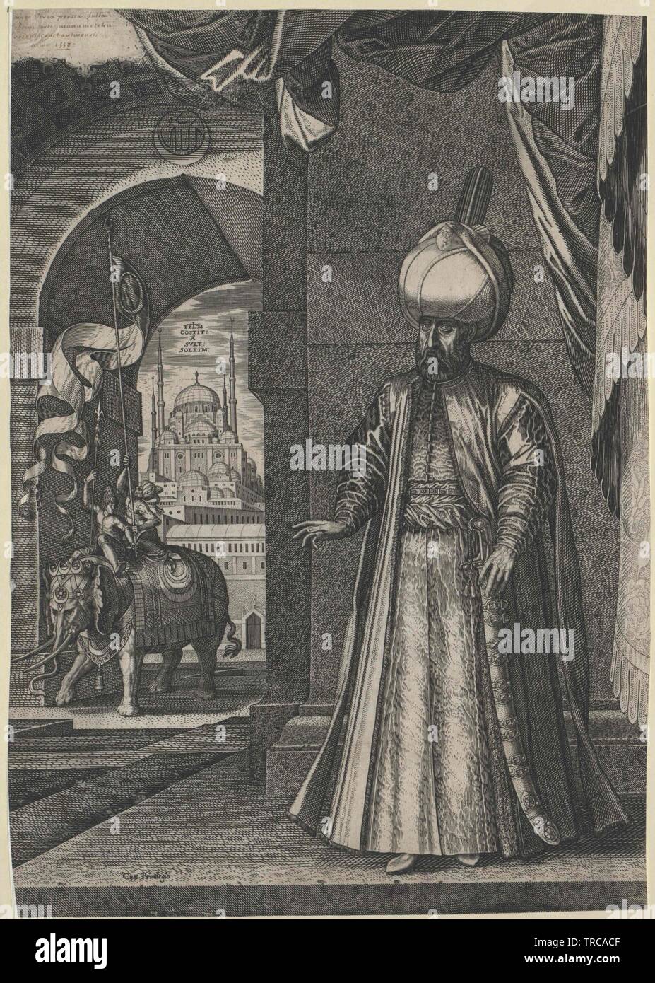 Suleiman II., Sultan der Türkei, Additional-Rights - Clearance-Info - Not-Available Stockfoto
