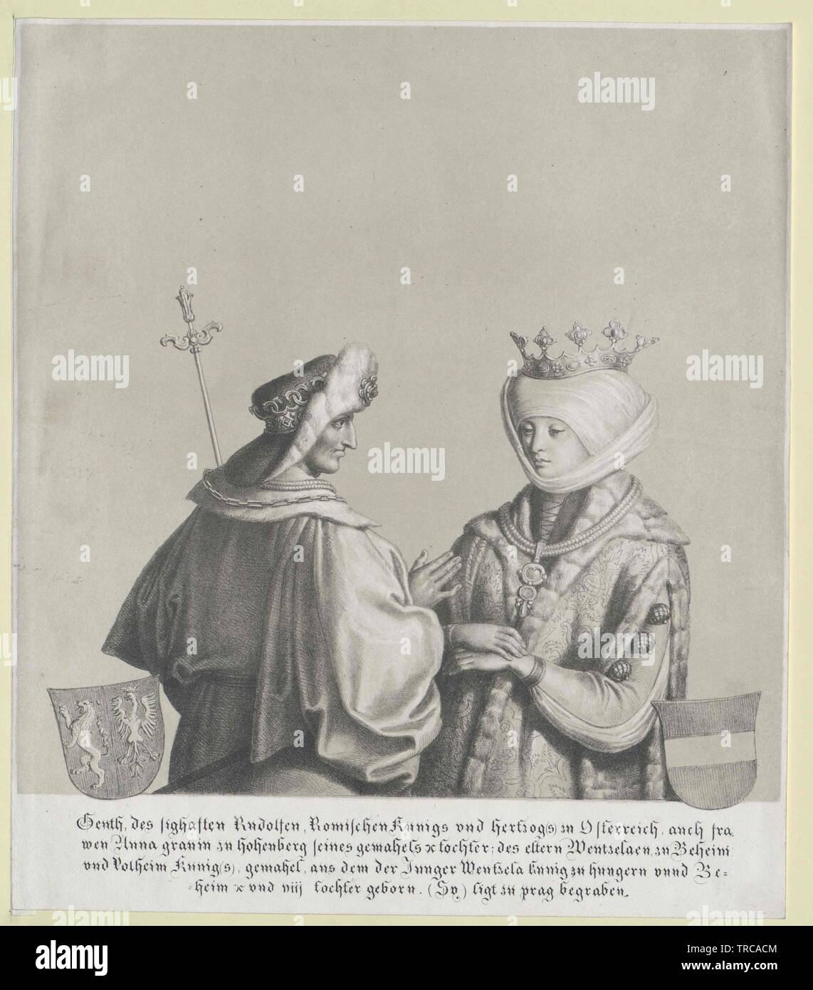 Jack II., König von Böhmen, Additional-Rights - Clearance-Info - Not-Available Stockfoto