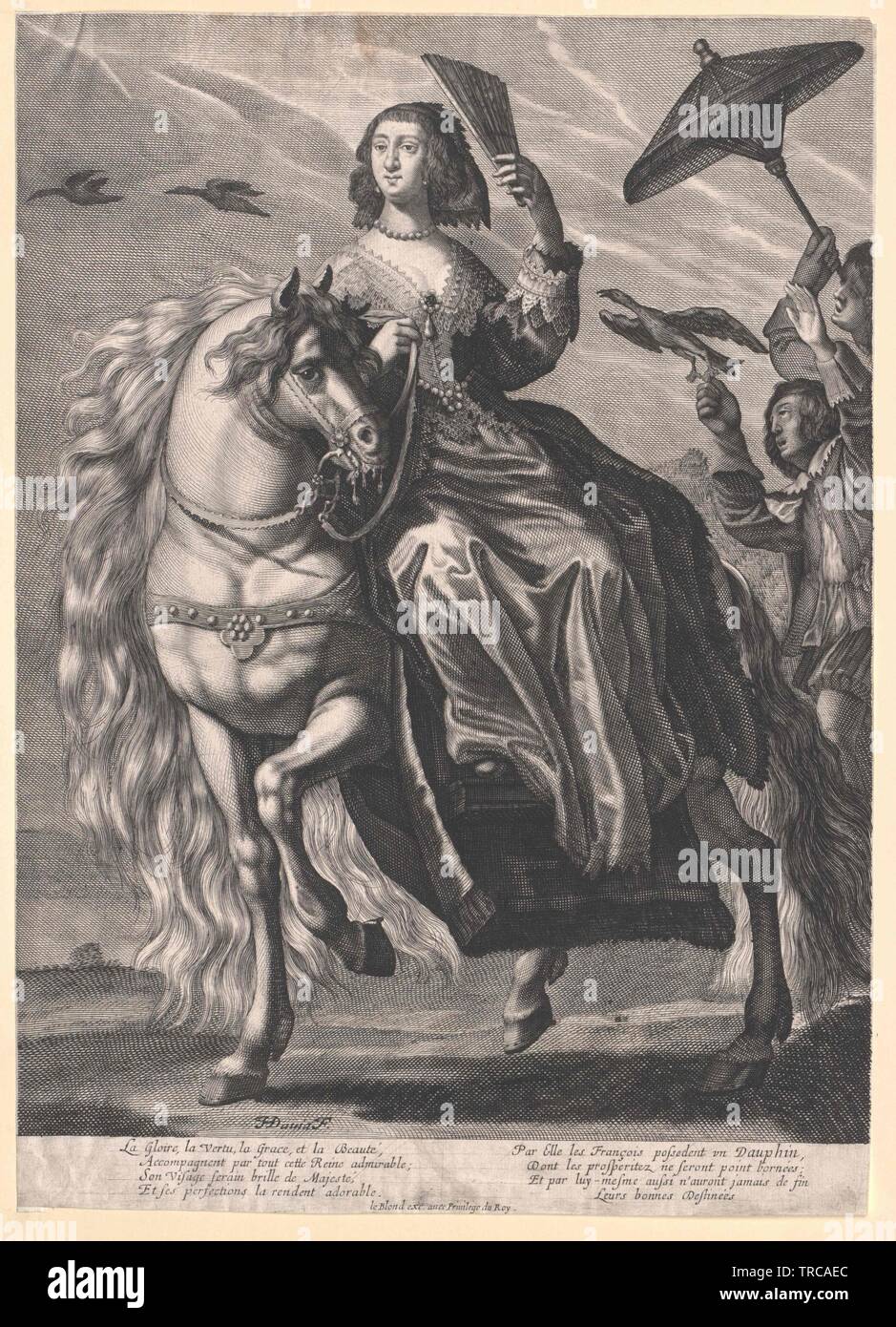 Maria Theresia, Infantin von Spanien, Additional-Rights - Clearance-Info - Not-Available Stockfoto