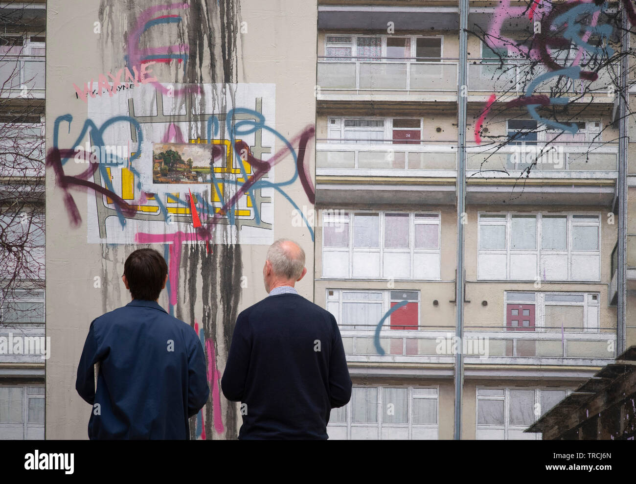 Royal Academy of Arts, London, UK. 3. Juni 2019. Der Sommer Ausstellung, die weltweit größte Open - Einreichung Ausstellung und öffnet sich zu drücken, bevor es öffentliche Eröffnung am 10. Juni, koordinierte in diesem Jahr durch britische Maler Jock McFadyen RA. Credit: Malcolm Park/Alamy Leben Nachrichten. Stockfoto