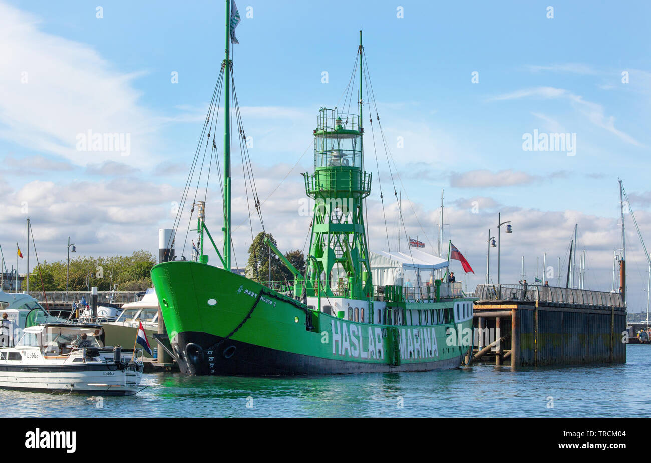 Hasler Marina in Gosport, Hampshire Stockfoto