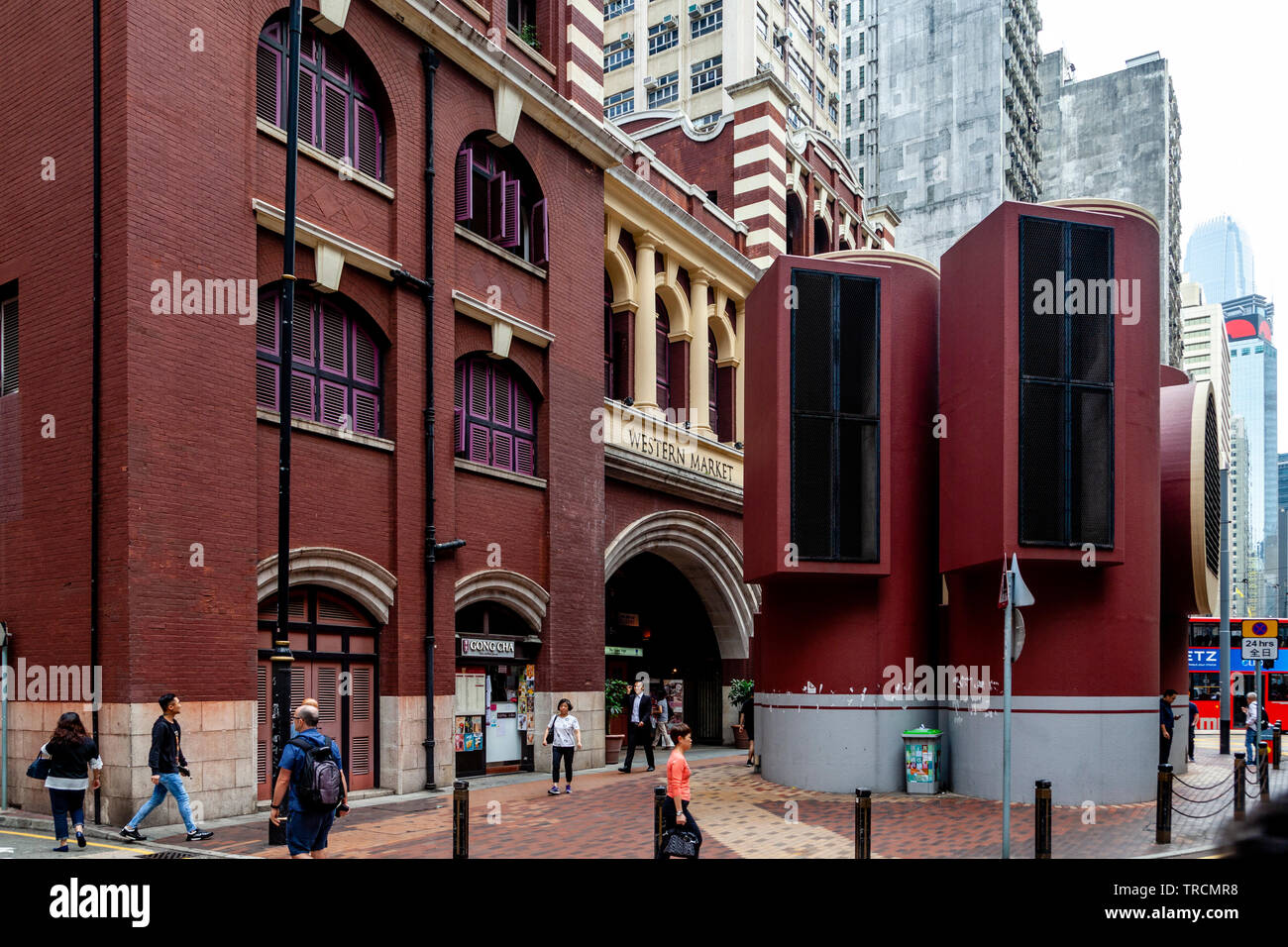 Den westlichen Markt Gebäude, Hong Kong, China Stockfoto