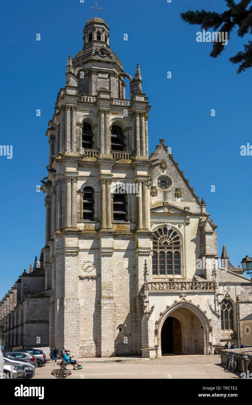 Kathedrale Saint-Louis, Château de Blois, Loir-et-Cher Abteilung, Center-Val de Loire, Frankreich, Europa Stockfoto