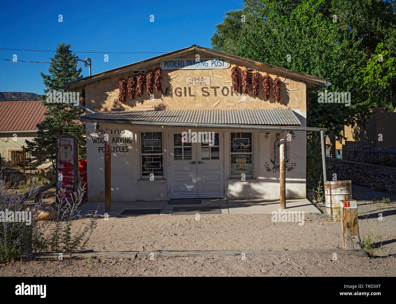 Vigils Country Store, Chimayo Stockfoto