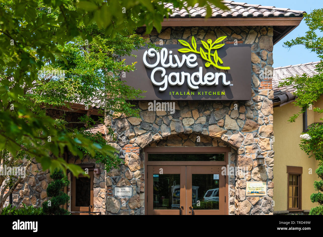 Olive Garden italienisches Restaurant in Buford, Georgia, in der Nähe von Atlanta. (USA) Stockfoto
