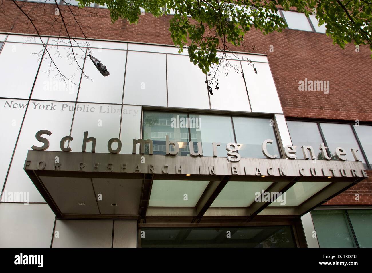 Schomburg Center für Forschung in der schwarzen Kultur ist eine Forschung Bibliothek der New York Public Library in Harlem Stockfoto