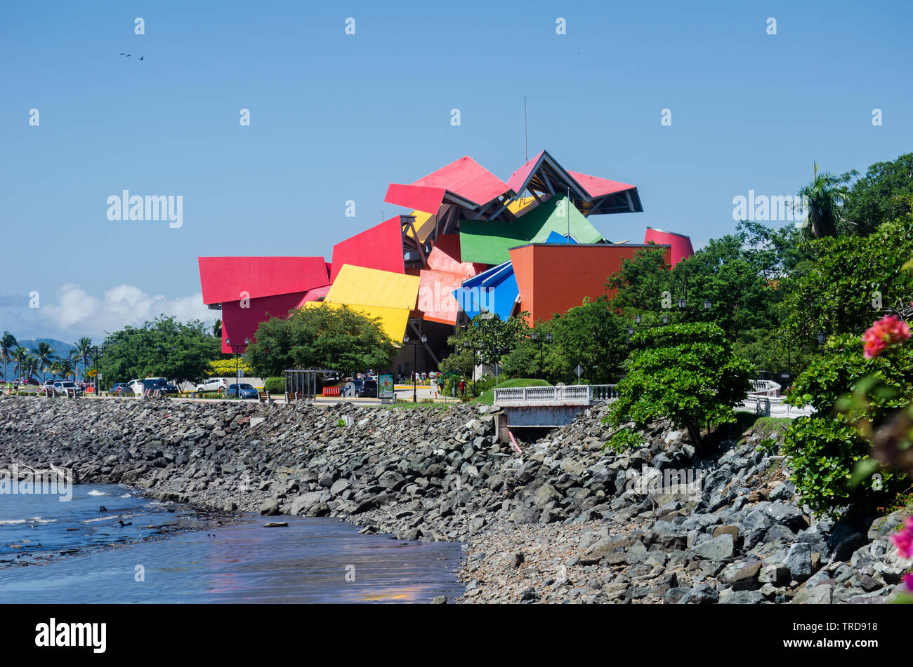 Das Museum der Biodiversität, entworfen von dem berühmten Architekten Frank Gehry Stockfoto