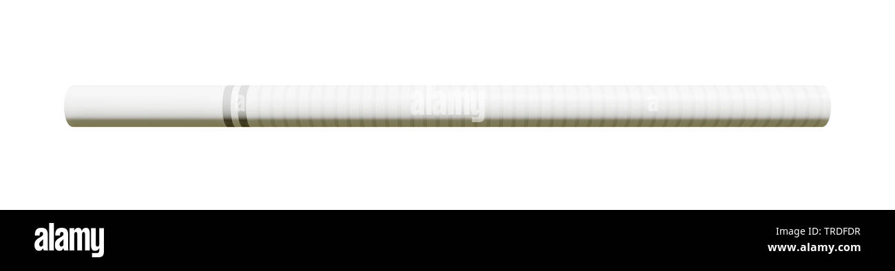 Weiße filter Zigarette, Computer Graphik Stockfoto