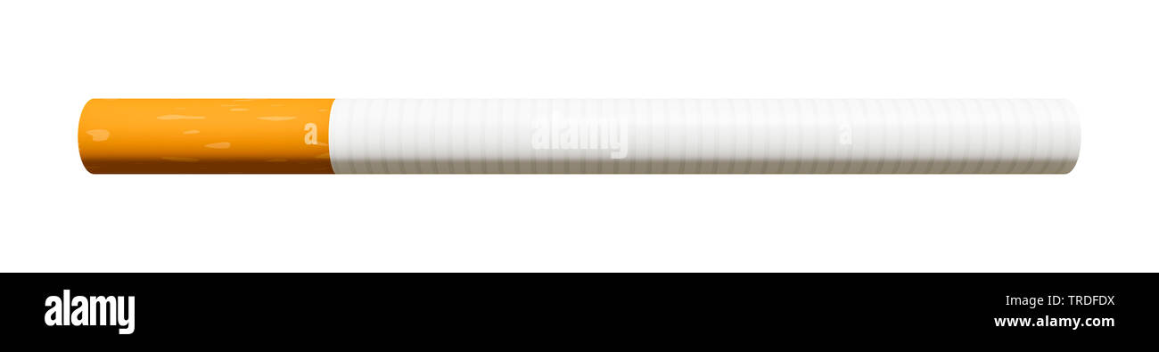 Typische filter Zigarette, Computer Graphik Stockfoto
