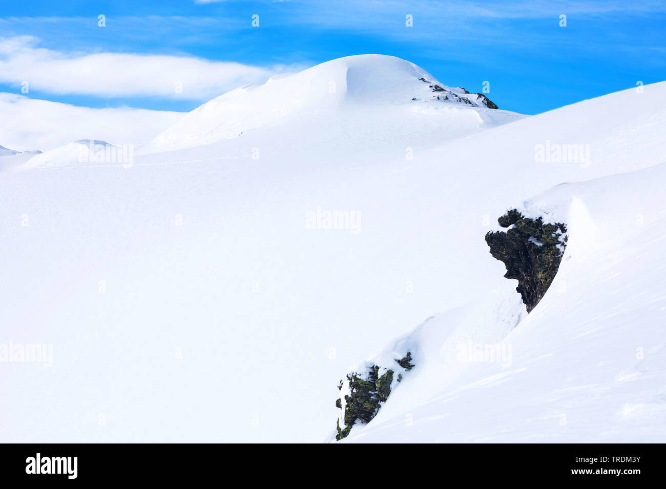 Alpin region Hochfuegen, Zillertal, Österreich, Tirol, Hochfuegen Stockfoto