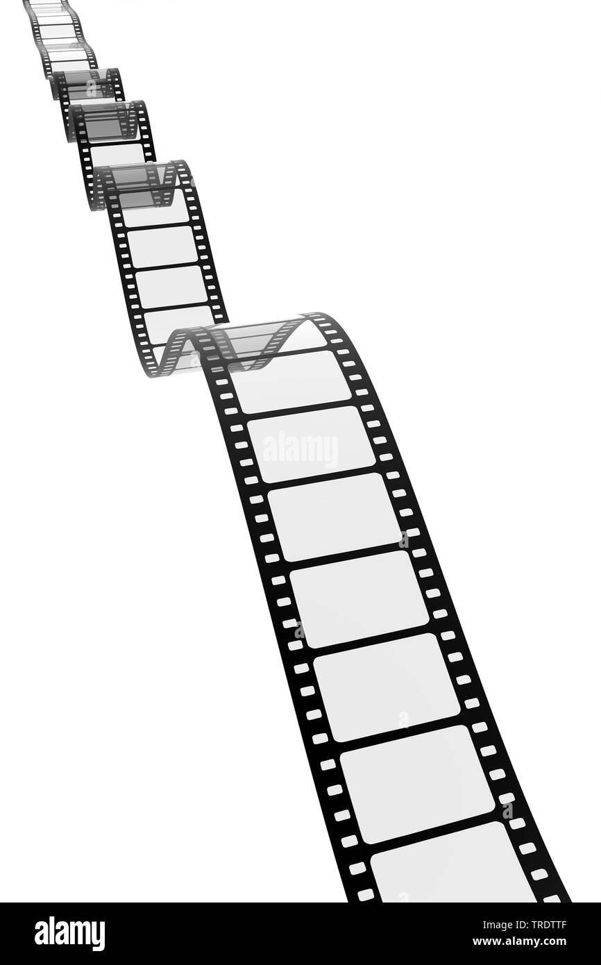 Abbildung eines Filmstreifens frame Stockfoto