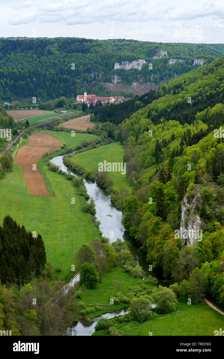 Donautal, Deutschland, Baden-Wuerttemberg, Beuron Stockfoto