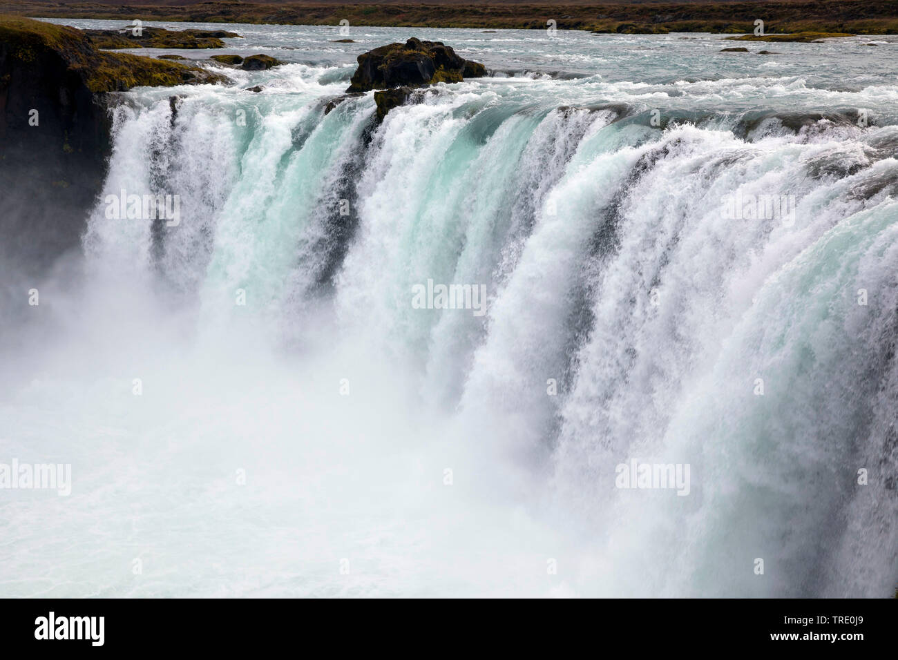 Godafoss, Wasserfall der Götter, Island, Island Stockfoto