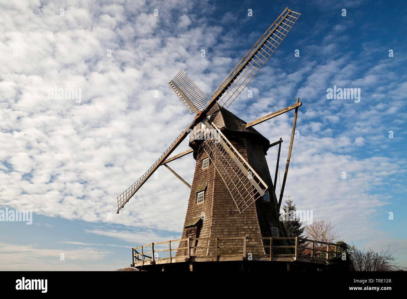 Windmühle in Coesfeld-Lette, Deutschland, Nordrhein-Westfalen, Münsterland, Coesfeld Stockfoto