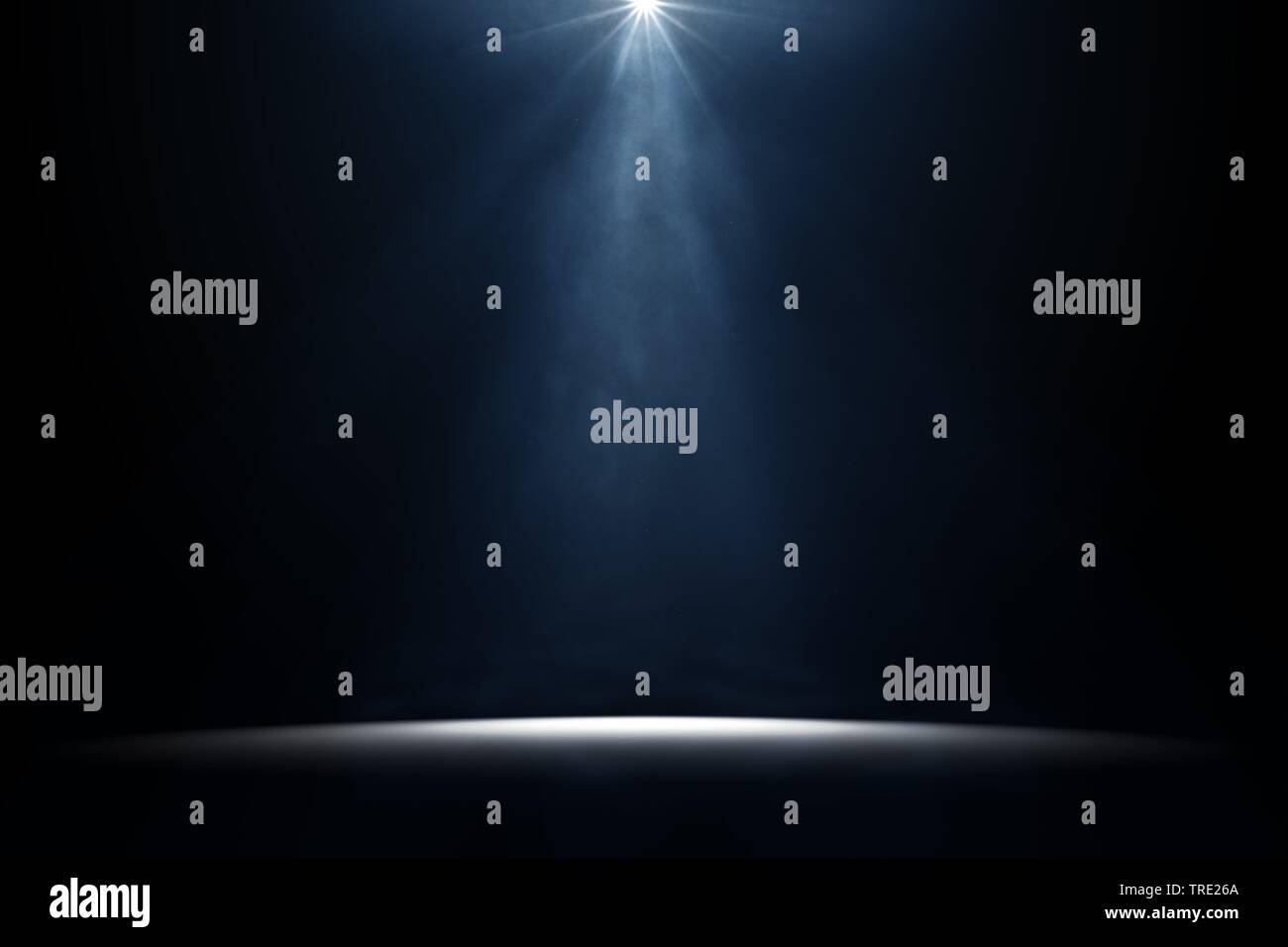 Moody Bühne hellen Hintergrund Stockfoto