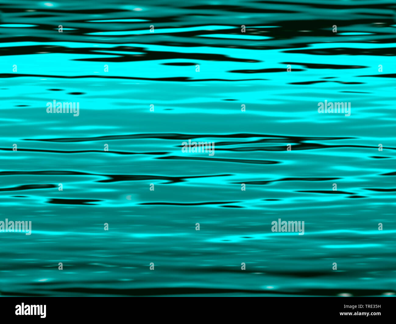 Wasser, Oberfläche, Computer Graphik Stockfoto