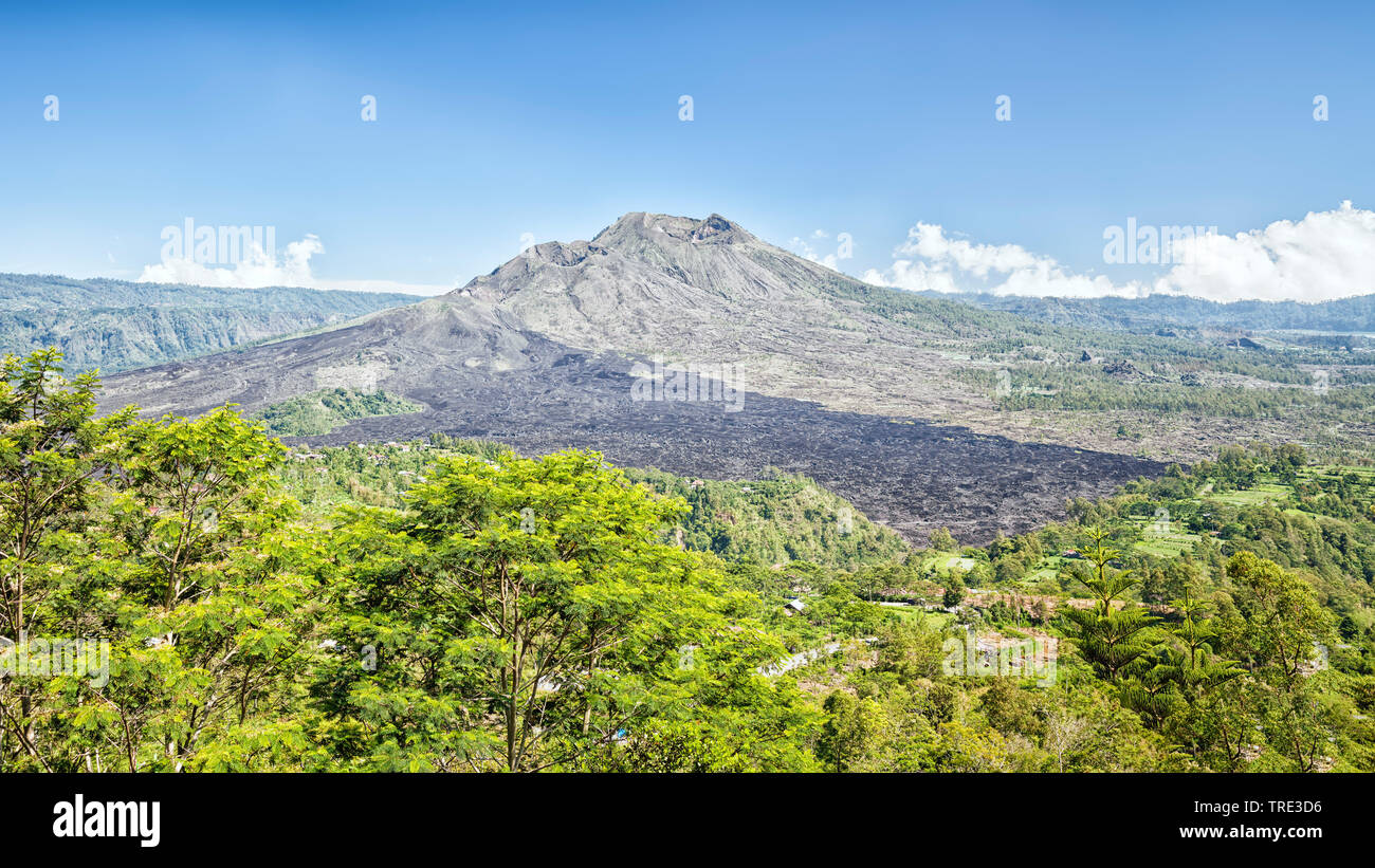 Vulkan auf der Insel Bali, Indonesien, Bali Stockfoto