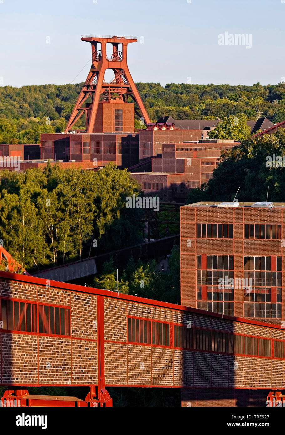 Zeche Zollverein, Schacht XII, Deutschland, Nordrhein-Westfalen, Ruhrgebiet, Essen Stockfoto