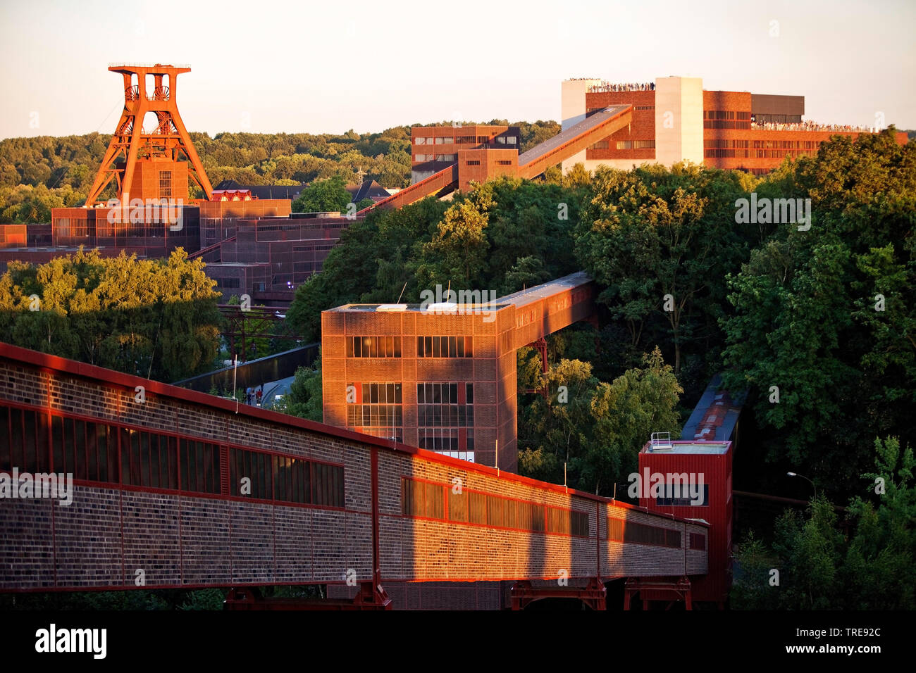 Zeche Zollverein, Schacht XII, Deutschland, Nordrhein-Westfalen, Ruhrgebiet, Essen Stockfoto