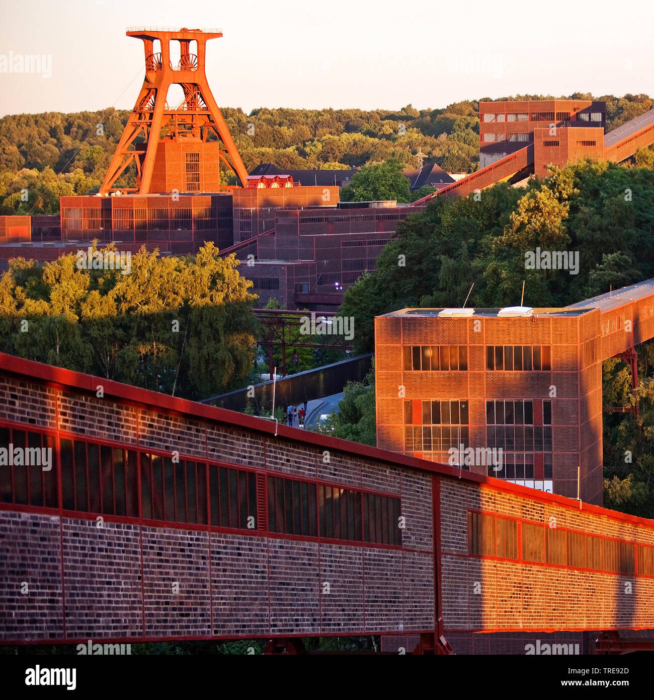Zeche Zollverein, Schacht XII, Deutschland, Nordrhein-Westfalen, Ruhrgebiet, Essen Stockfoto