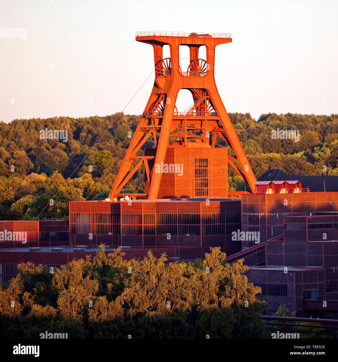 Zeche Zollverein, Schacht XII, Deutschland, Nordrhein-Westfalen, Ruhrgebiet, Essen Stockfoto