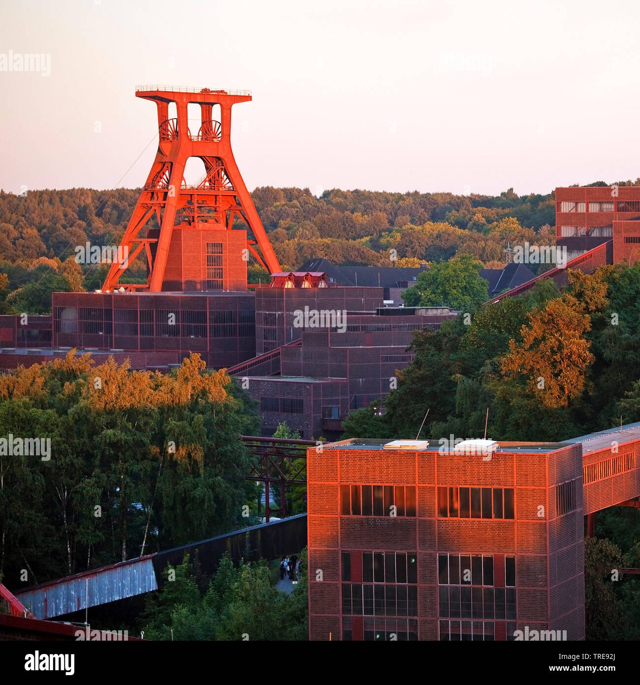 Zeche Zollverein, Schacht XII, Deutschland, Nordrhein-Westfalen, Ruhrgebiet, Essen Stockfoto