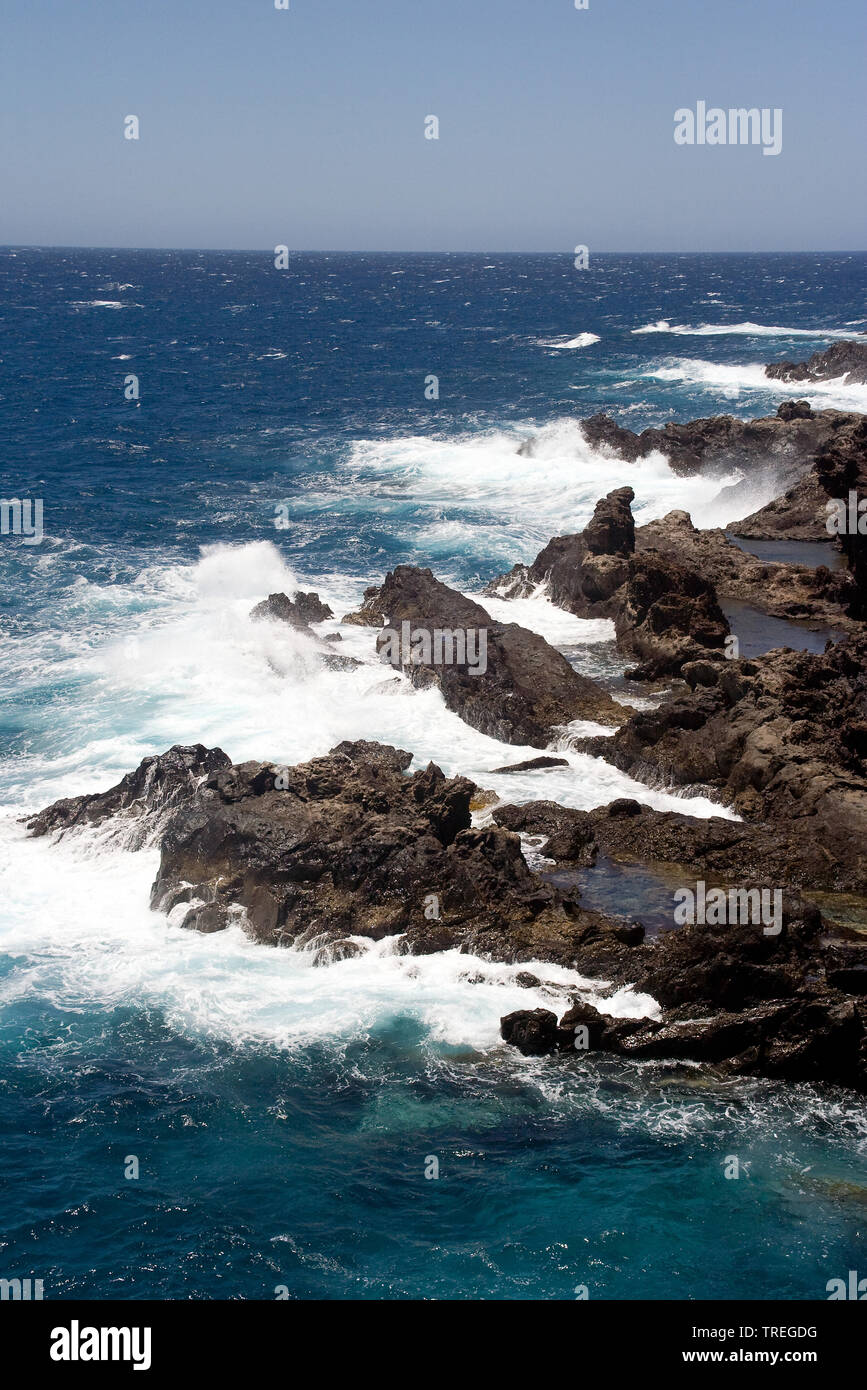 Küste auf Teneriffa, Kanarische Inseln, Teneriffa Stockfoto