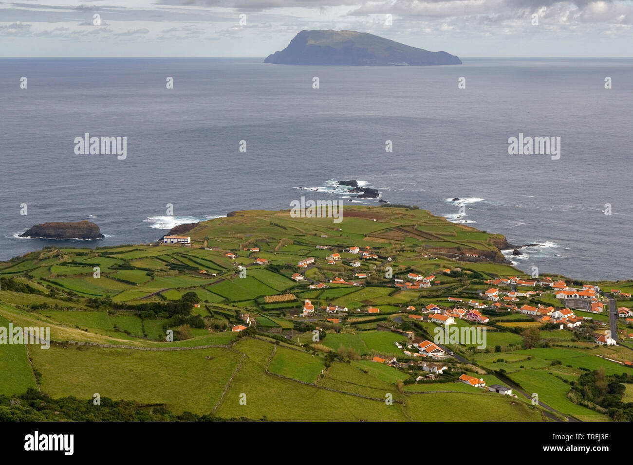 Ponta Delgada, Azoren, Flores, Ponta Delgada Stockfoto