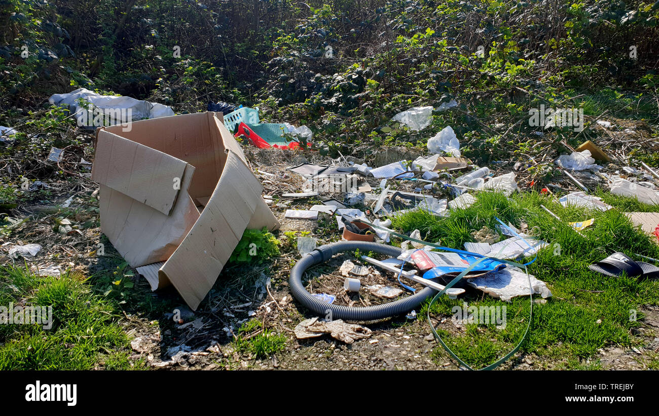 Illegal garbage dump germany Fotos und Bildmaterial in hoher